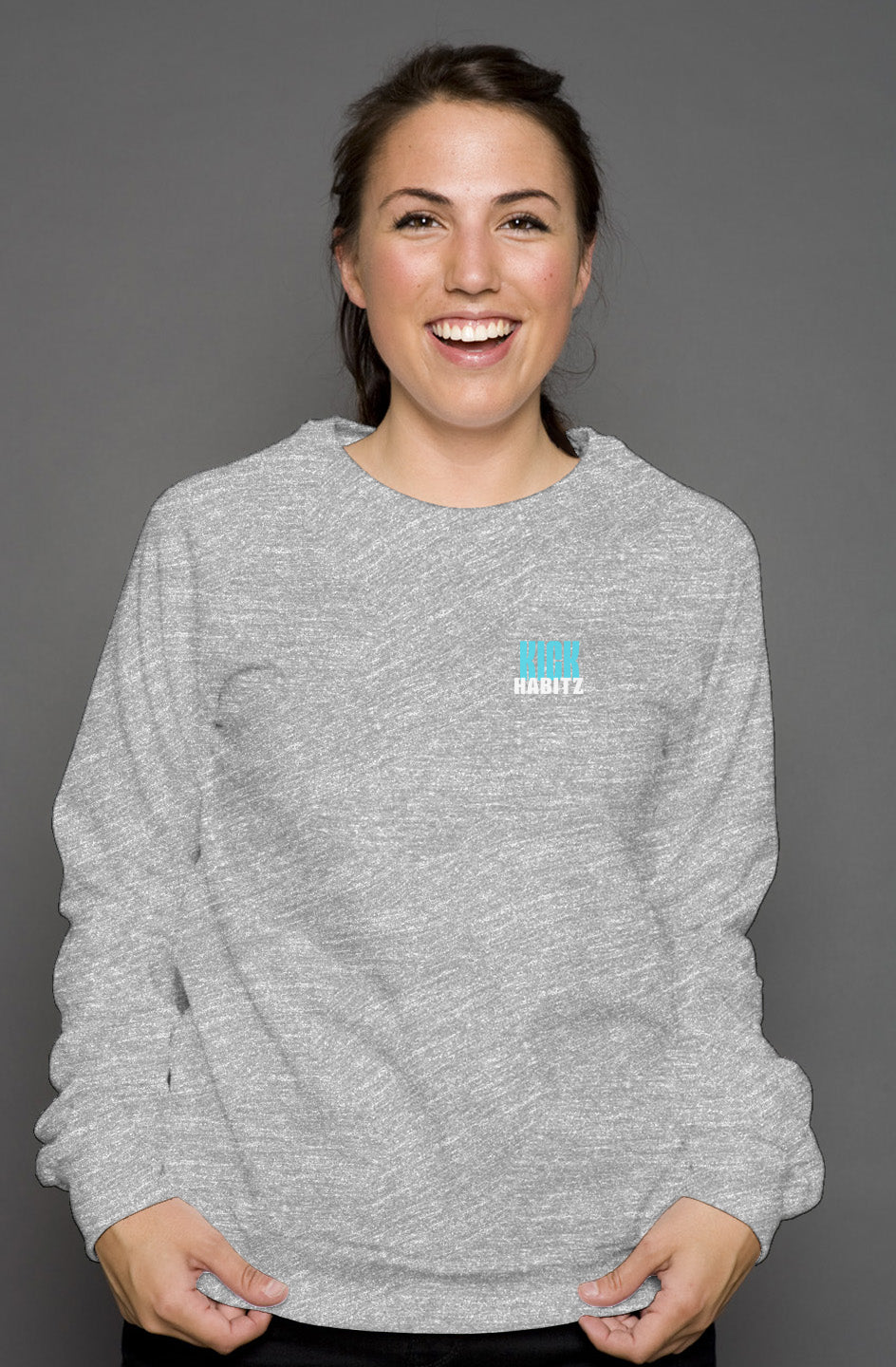 unisex crew neck sweatshirt kickhabitz