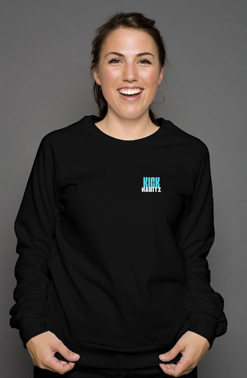 unisex crew neck sweatshirt kickhabitz